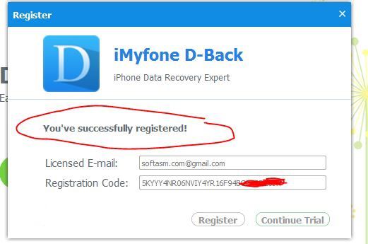 imyfone anyrecover licensed email and registration code