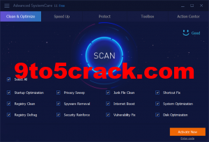 Advanced SystemCare 13.1.0.193 Pro Crack With Serial Key for Lifetime