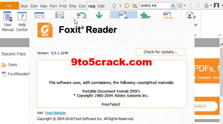 how to customize toolbar foxit reader mac os