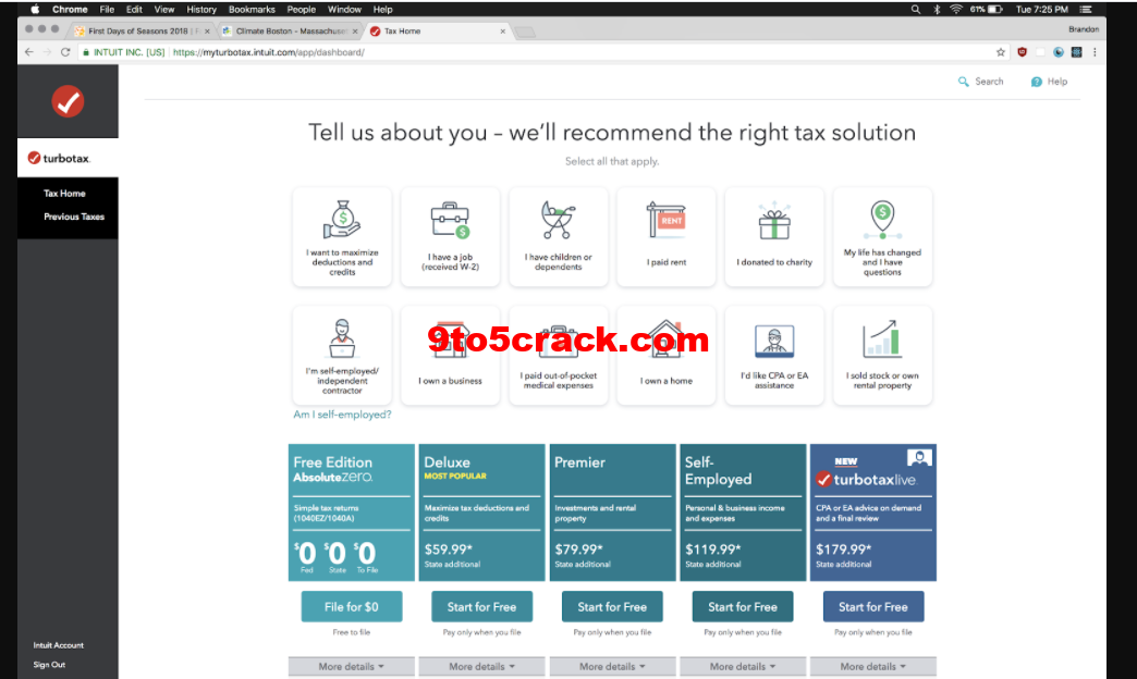 TurboTax 2022 Crack {Self-Employed + Deluxe} Torrent